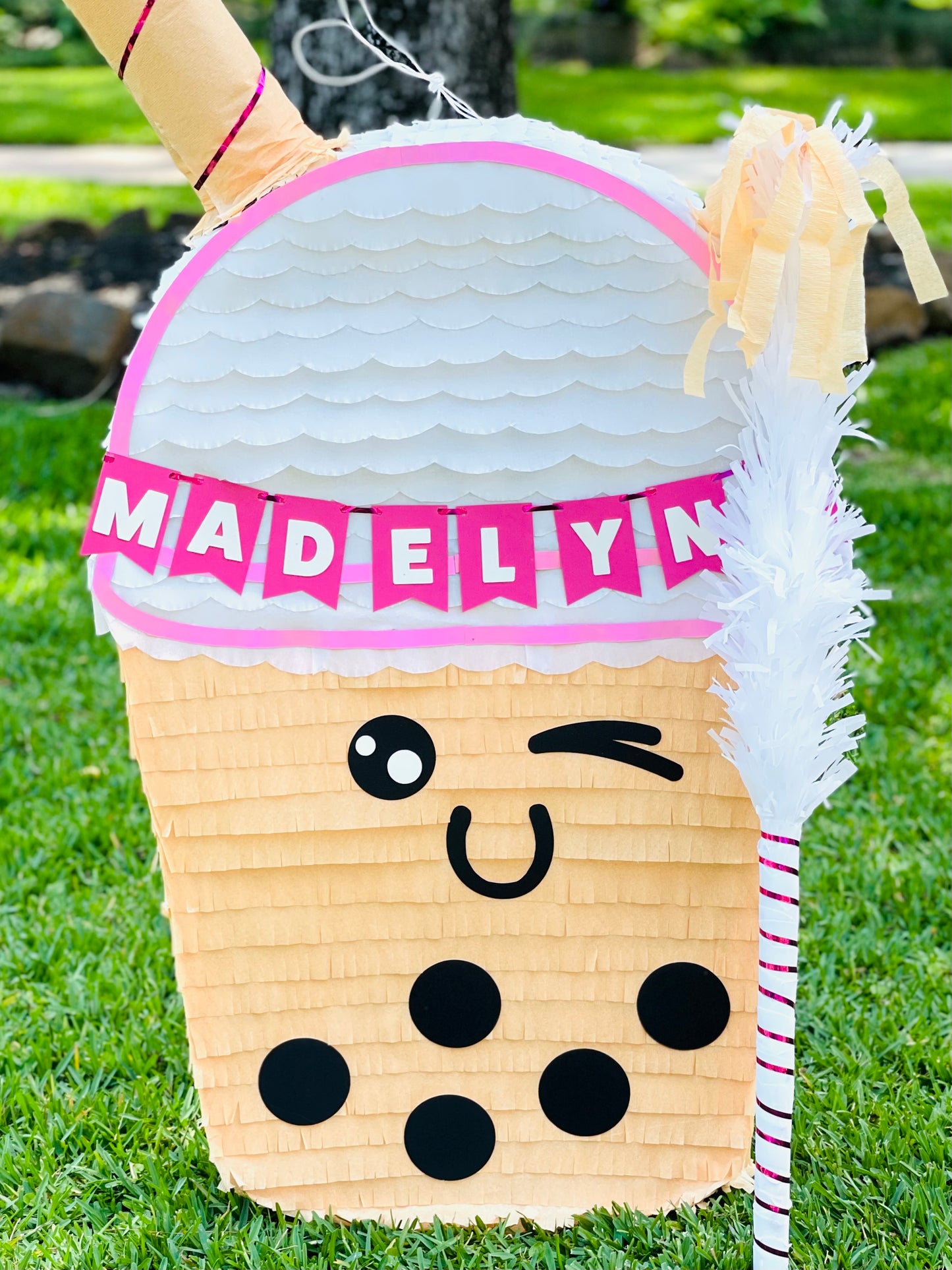 Vanilla Boba Tea Piñata