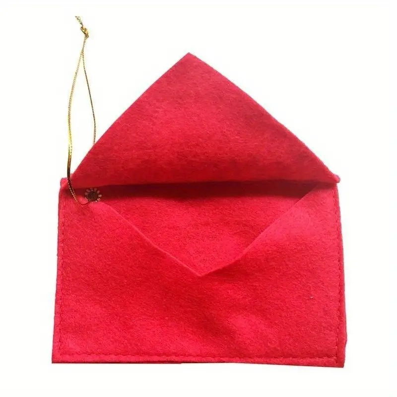 Scout Elf Mail Carrier Prop | Felt Christmas Envelope for Letter to Santa | North Pole Special Delivery Mini Mail