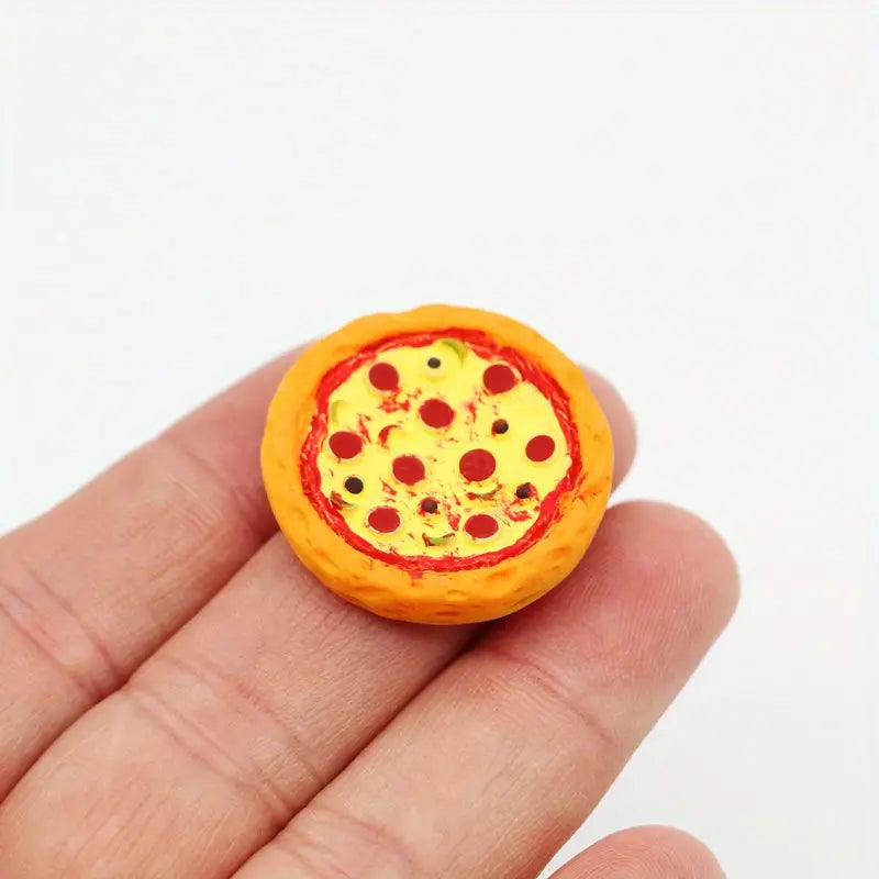 Miniature Take-Out Pizza Prop Set for Elf Dolls | Tiny Food Scene