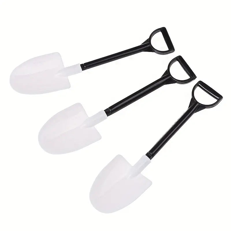 Elf Accessories Props, Miniature Snow Shovel with Artificial Snow Flakes