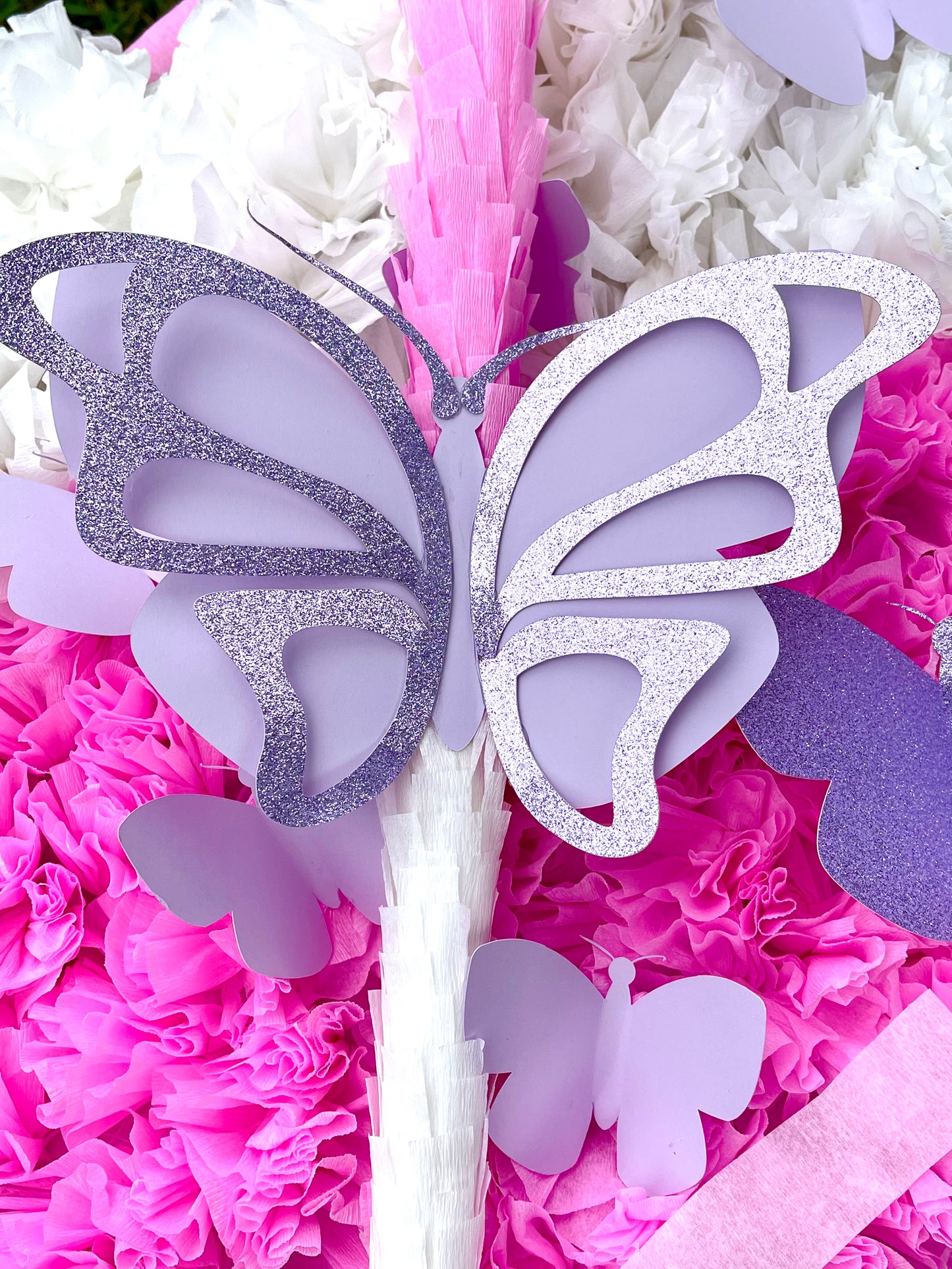 Pink Butterfly Piñata