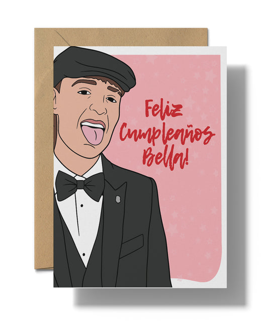 Peso Pluma Inspired Greeting Card – “Feliz Cumpleaños, Bella”