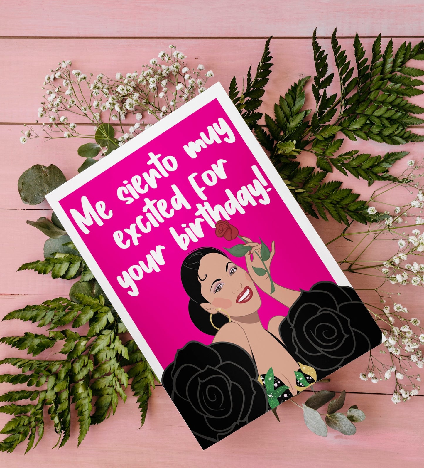 Me siento muy excited for your birthday! | Tex-Mex Printable card