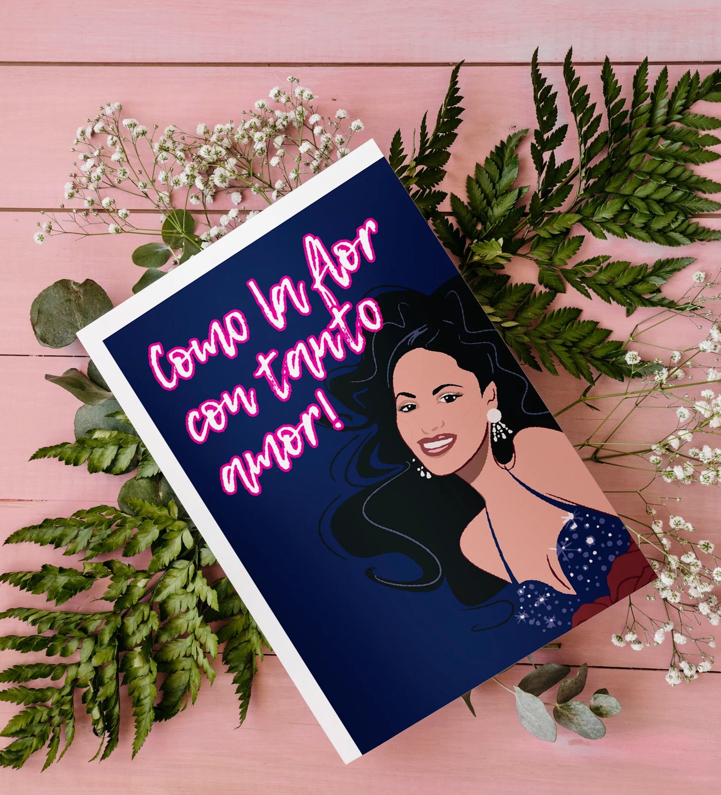 Como la flor con tanto amor! | Tex-mex greeting card