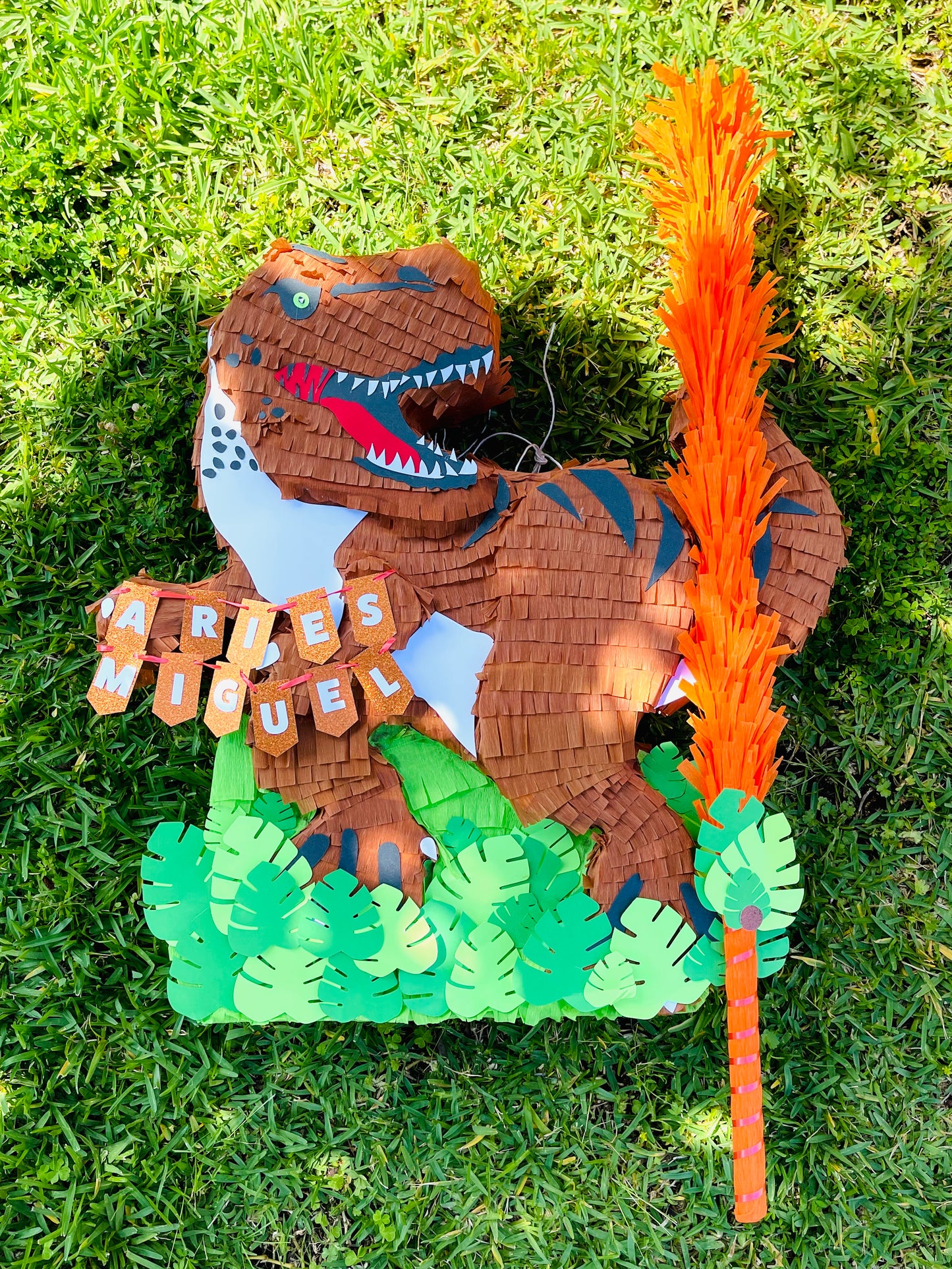 Brown T-Rex Piñata