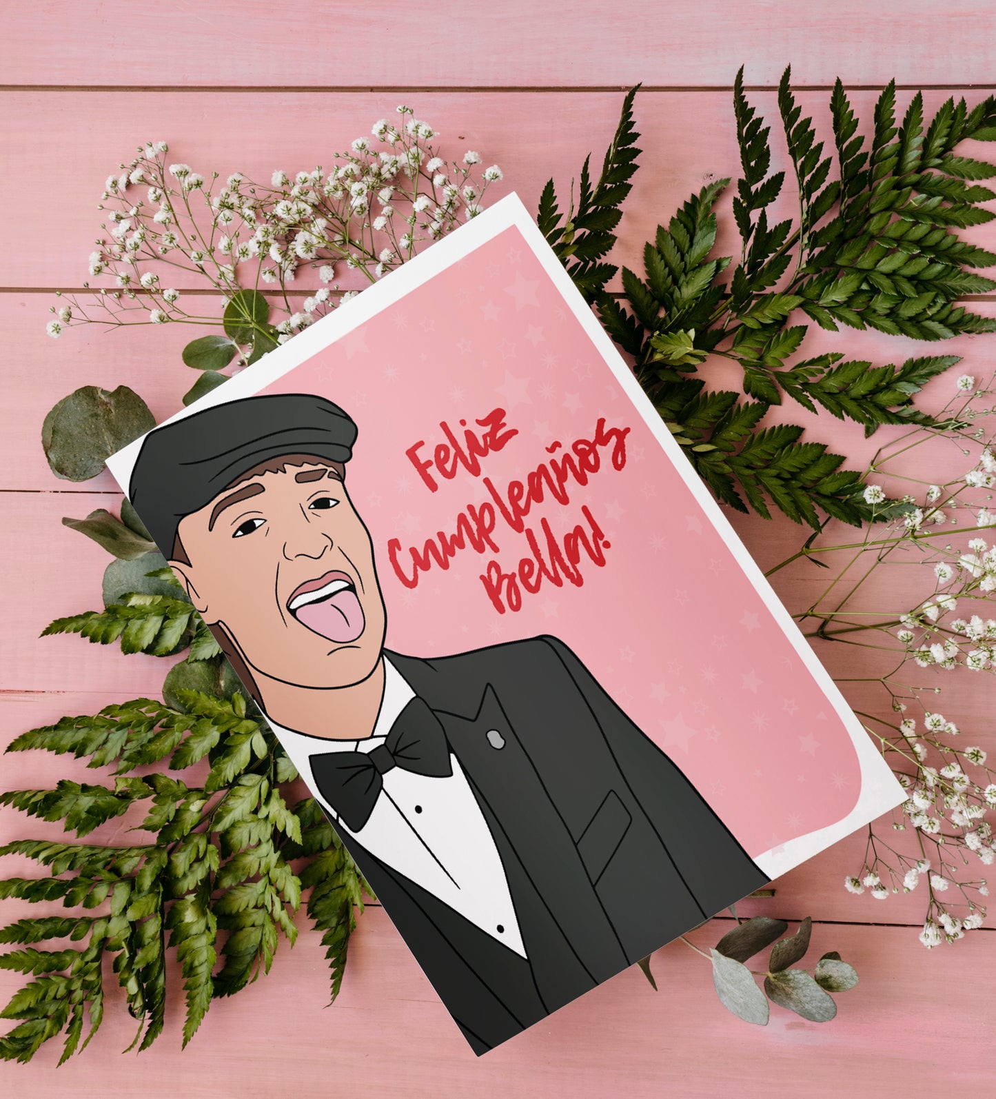 Peso Pluma Inspired Greeting Card – “Feliz Cumpleaños, Bella”