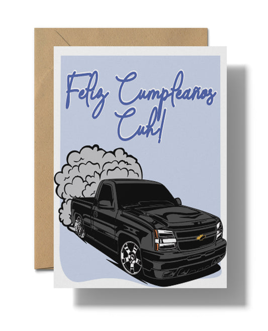Feliz Cumpleaños Cuh! | Printable card