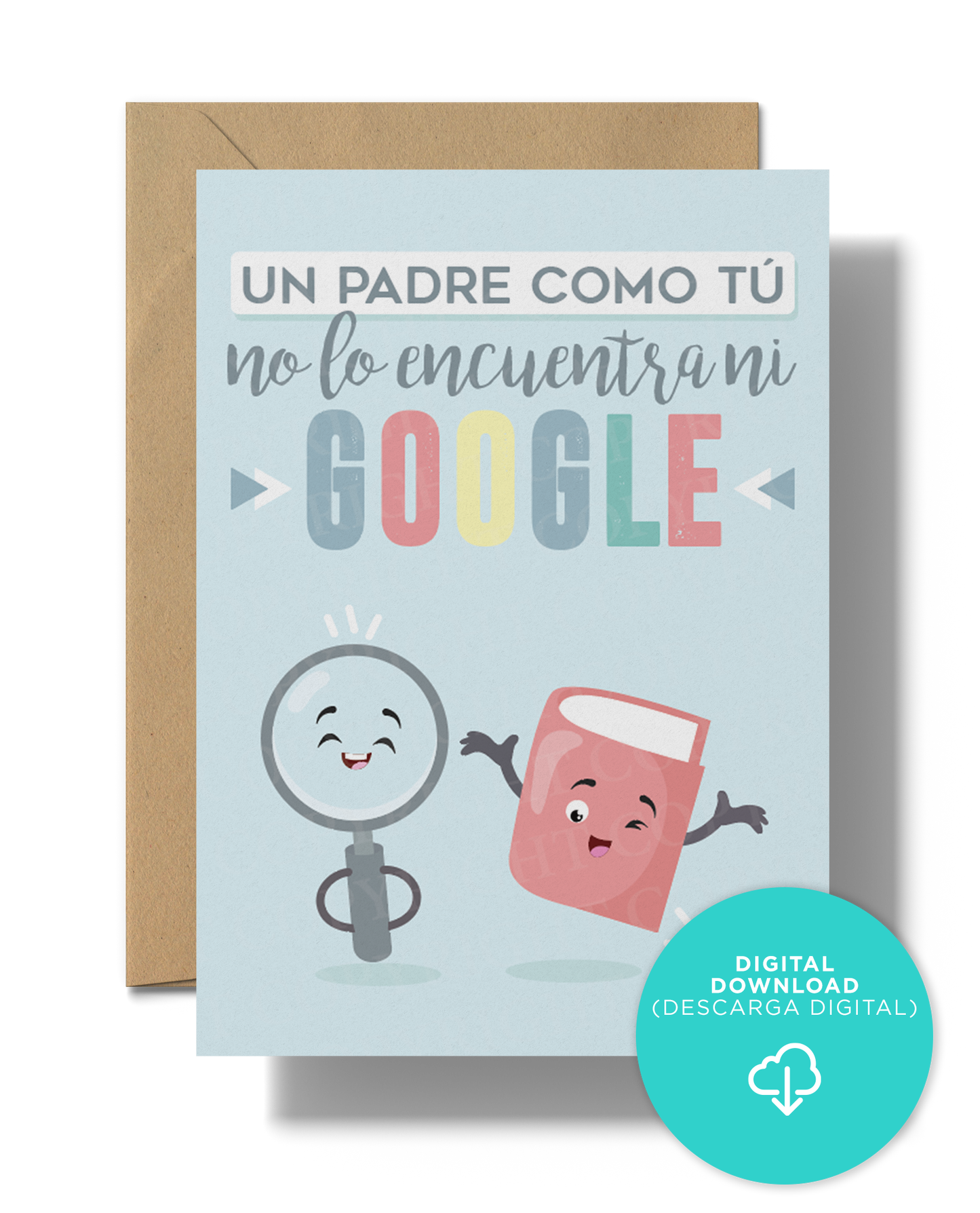 Un Padre Como Tu No Lo Encuentra Google | Instant Digital Download JPG