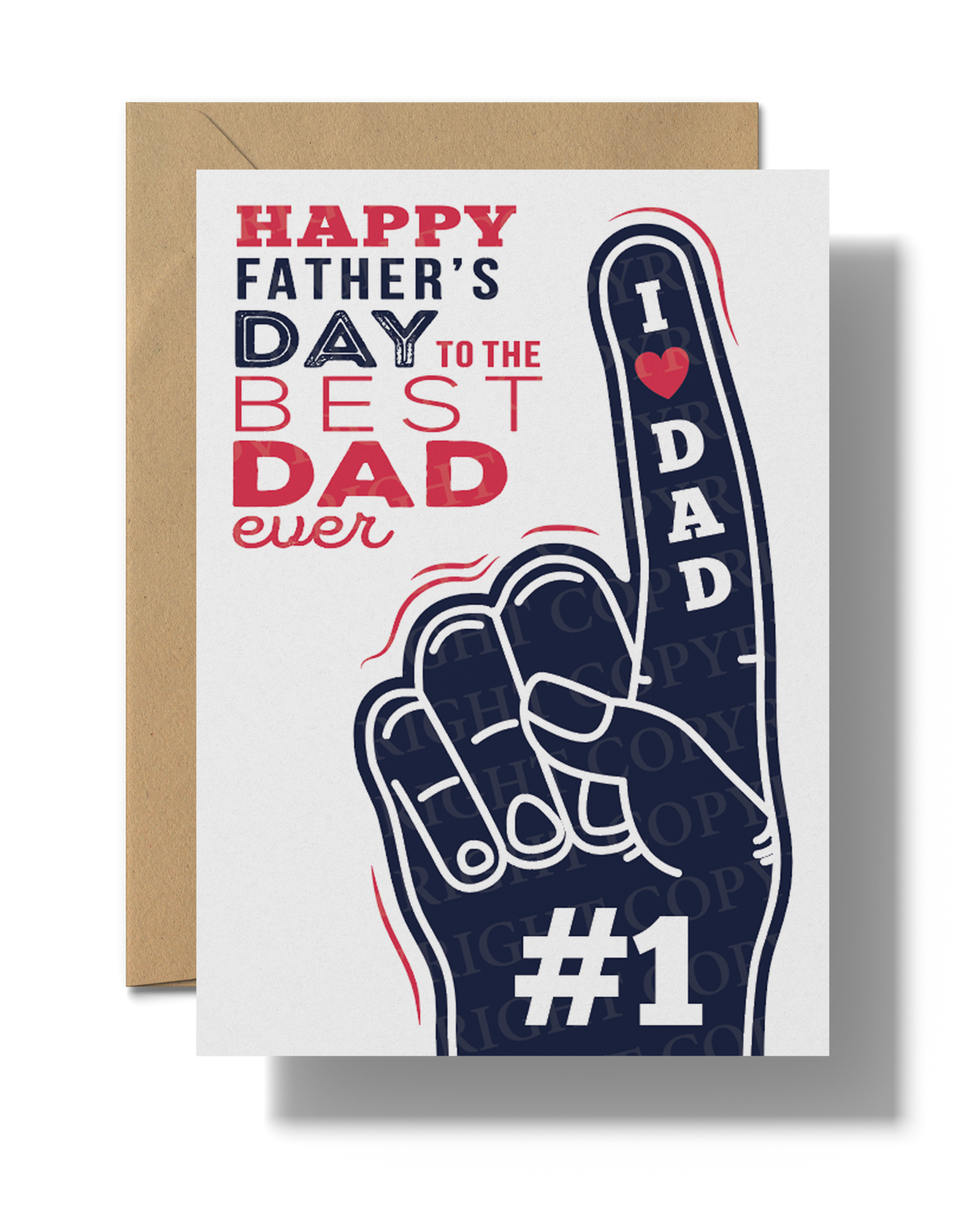 Happy Father's Day to the best dad ever | Printable card