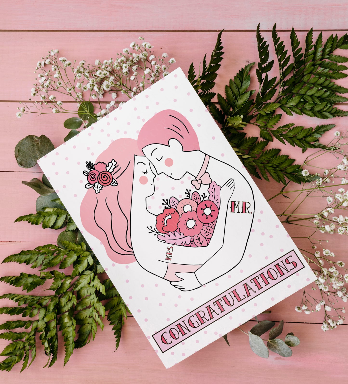 Congratulations Mr. & Mrs. | Instant Digital Download JPG