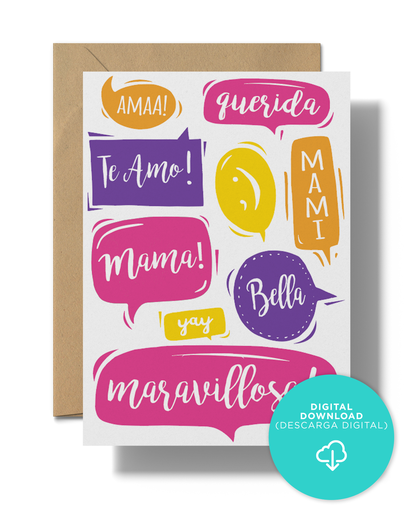 Mama tu eres maravillosa | Instant Digital Download JPG