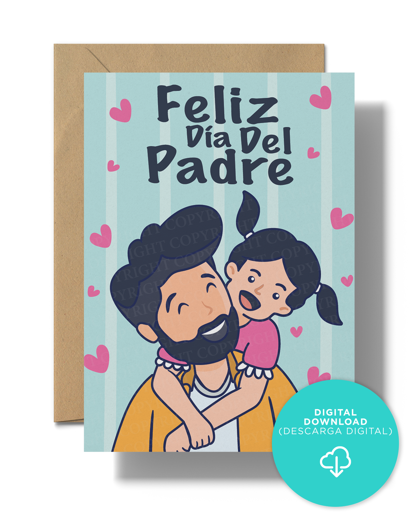 Feliz día del padre | Instant Digital Download PDF