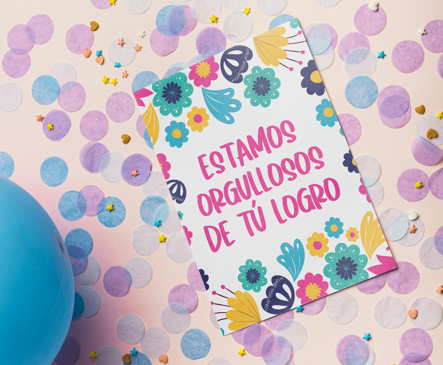 Estamos orgulloso de tu logro | Instant Digital Download PDF
