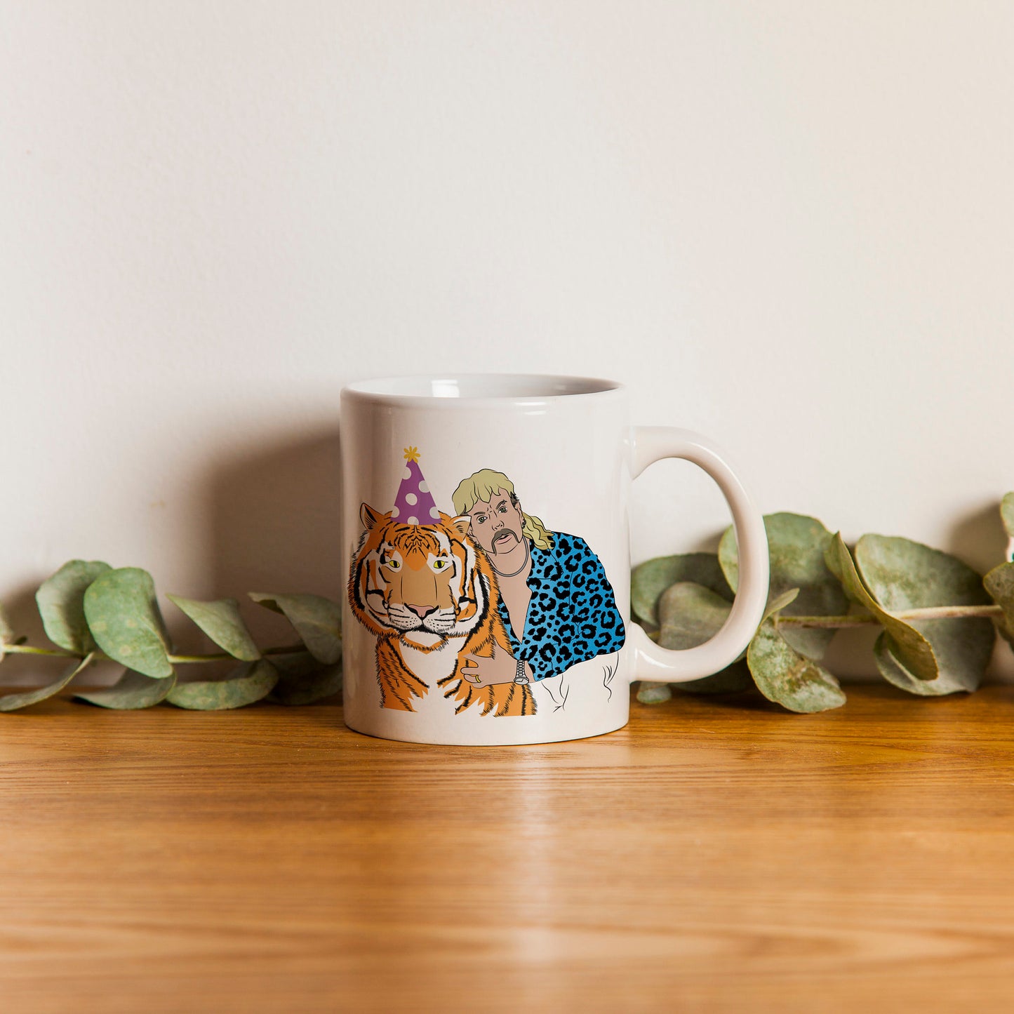 Happy Birthday Joe Exotic And Tiger | Art Designs | Instant Digital Download JPG & PNG