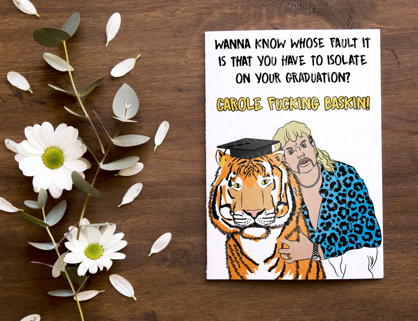 Wanna know whose fault it is that you have to isolate on your graduation? | Instant Digital Download JPG