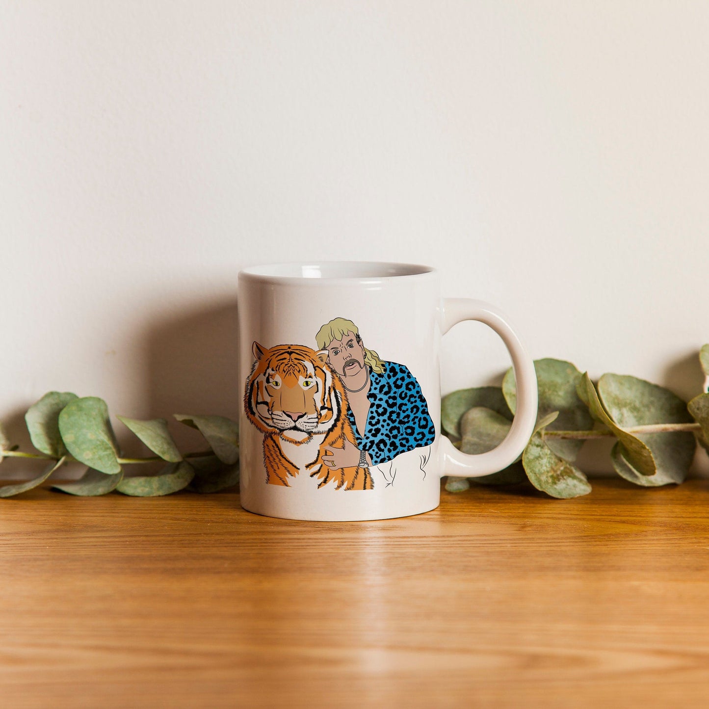 Joe Exotic And Tiger | Art Designs | Instant Digital Download PNG & JPG