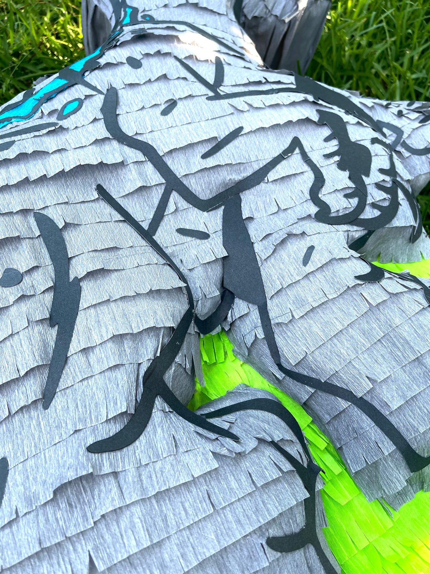 Blue Raptor Piñata