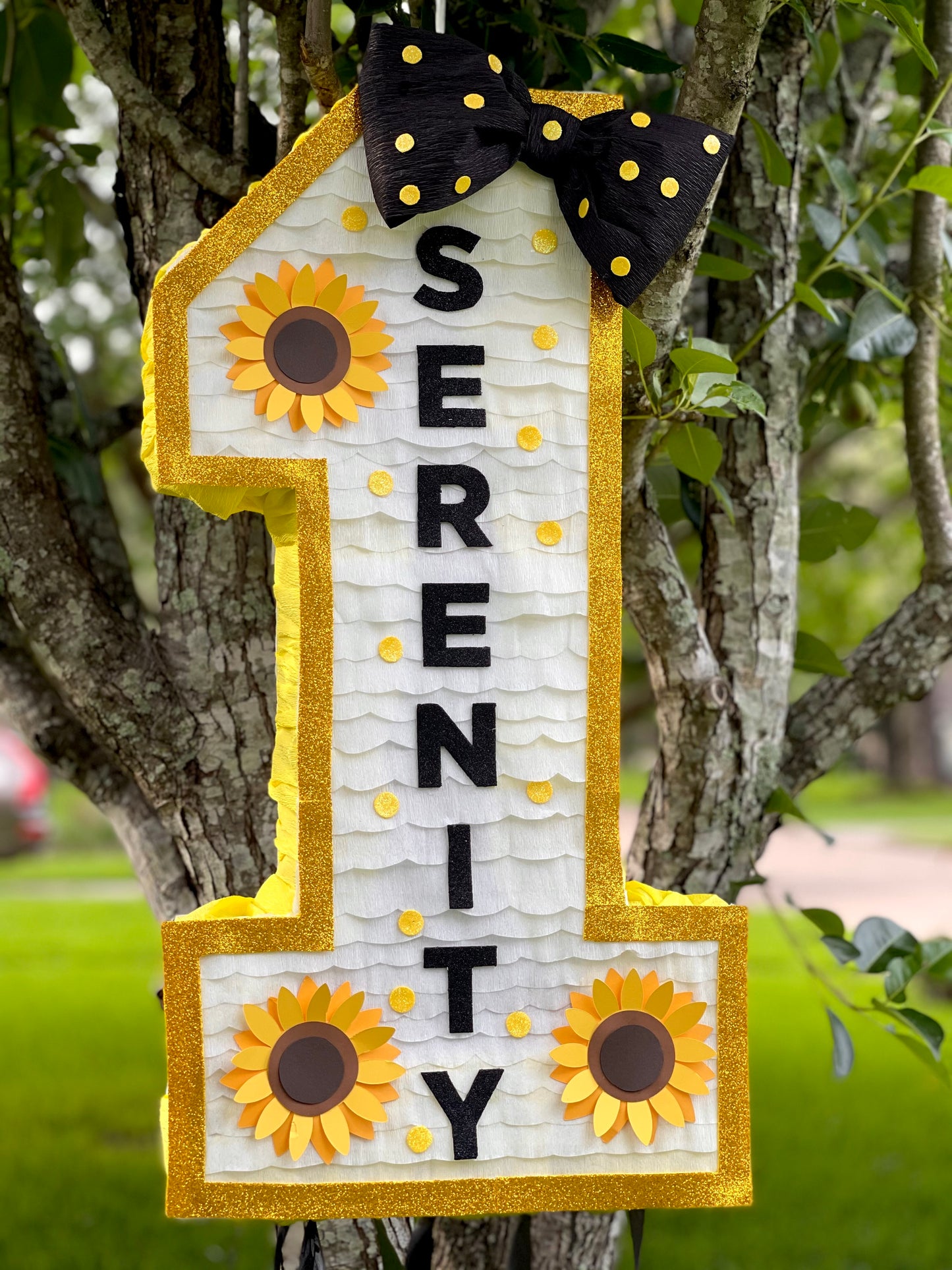 Sunflower Number 1 Pull String Piñata