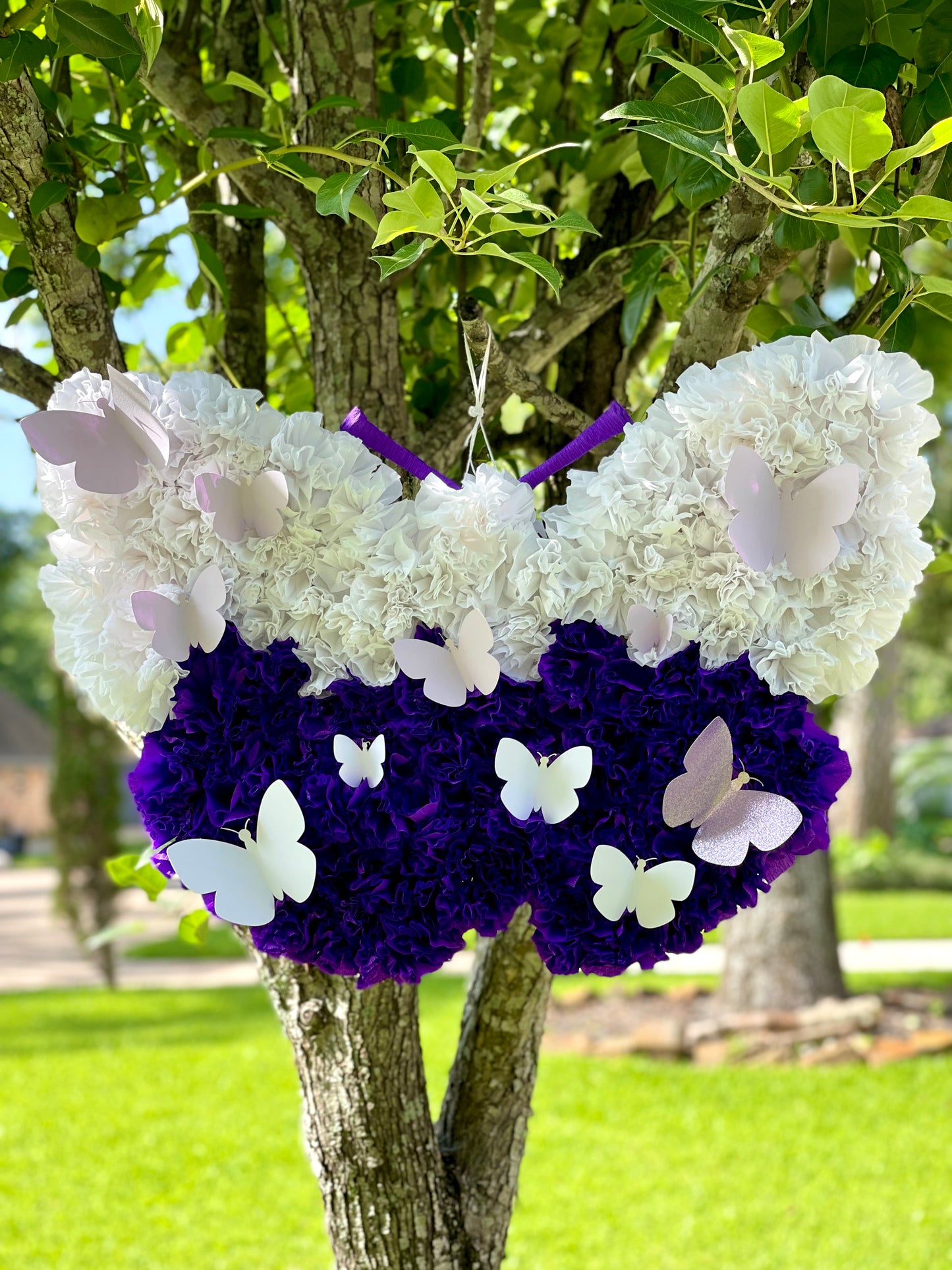 Purple Butterfly Piñata