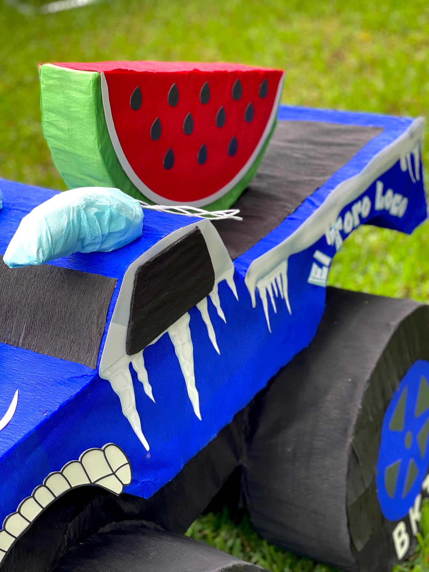 Blue El Toro Loco Monster Truck Piñata