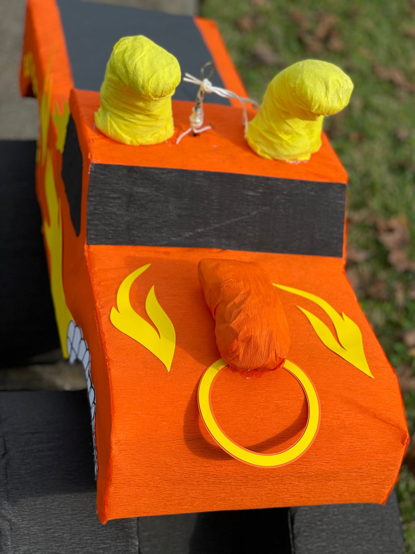 Orange El Toro Loco Monster Truck Piñata