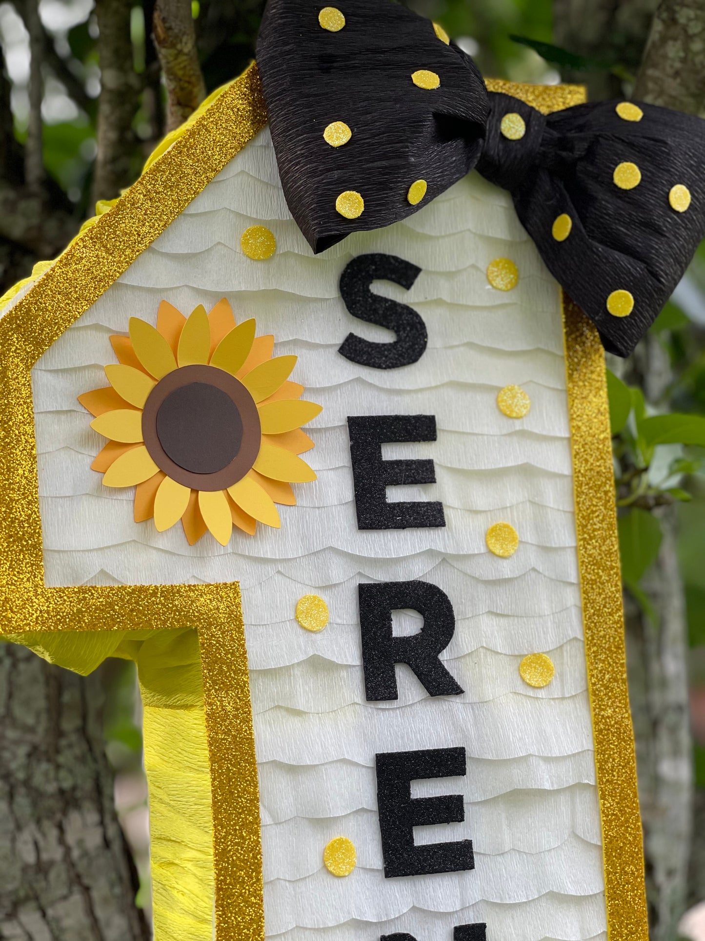 Sunflower Number 1 Pull String Piñata