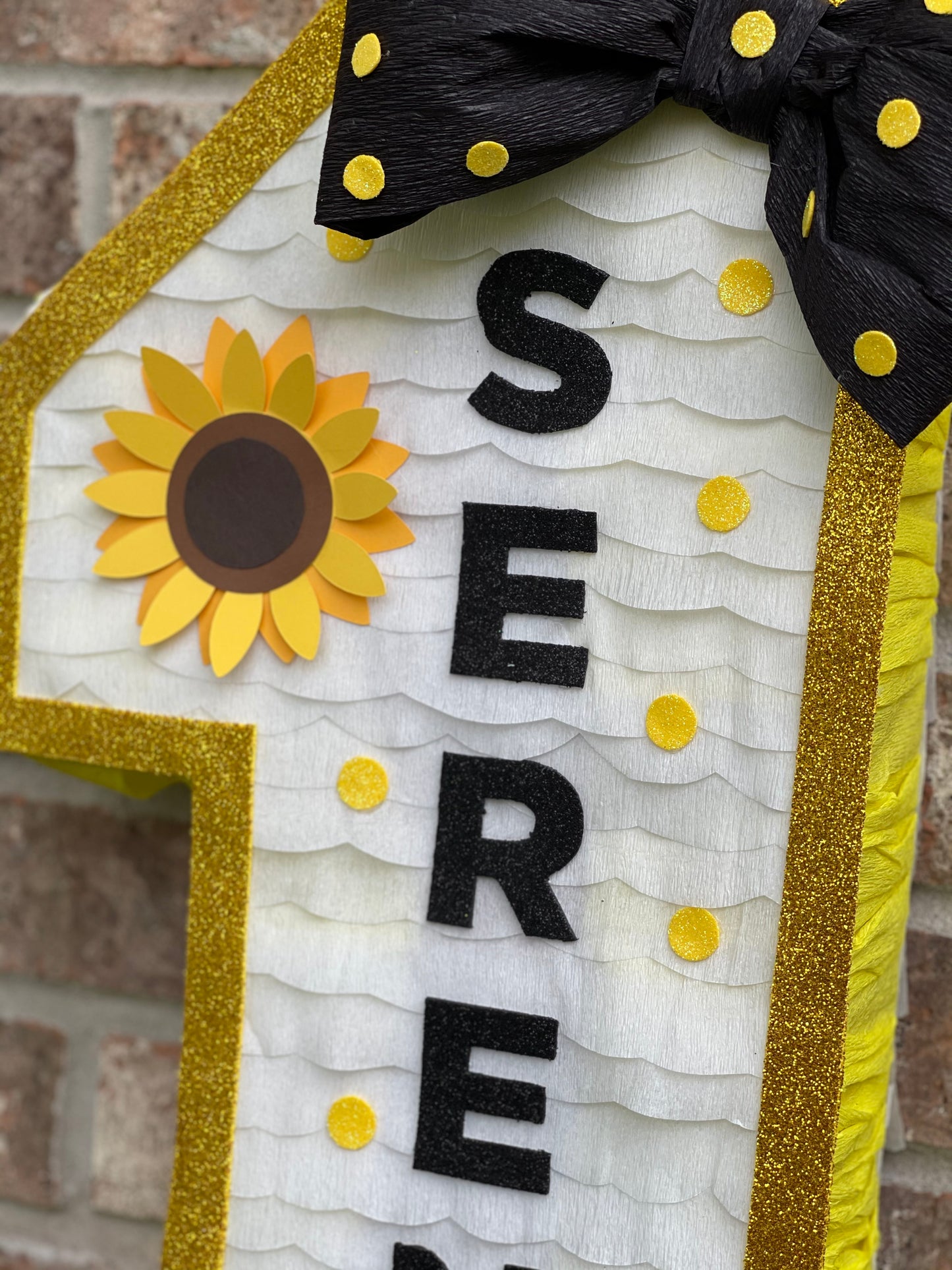 Sunflower Number 1 Pull String Piñata