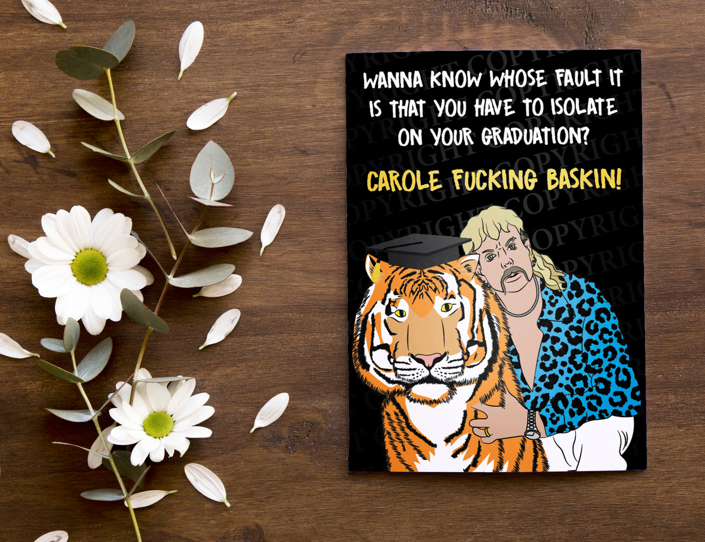Wanna know whose fault it is that you have to isolate on your graduation? | Instant Digital Download JPG