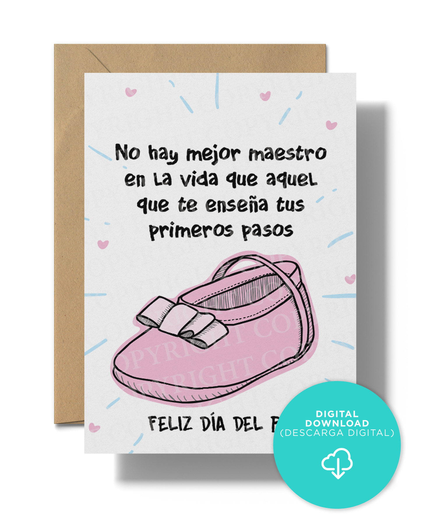 No hay mejor maestro | Pink | Instant Digital Download JPG