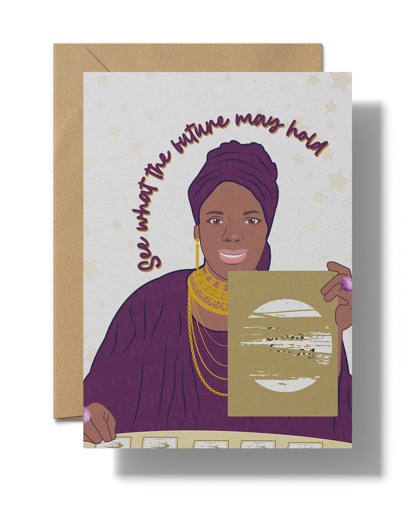 Miss Cleo Inspired Scratch-Off Card – “Call Me Now for Your Fortune!