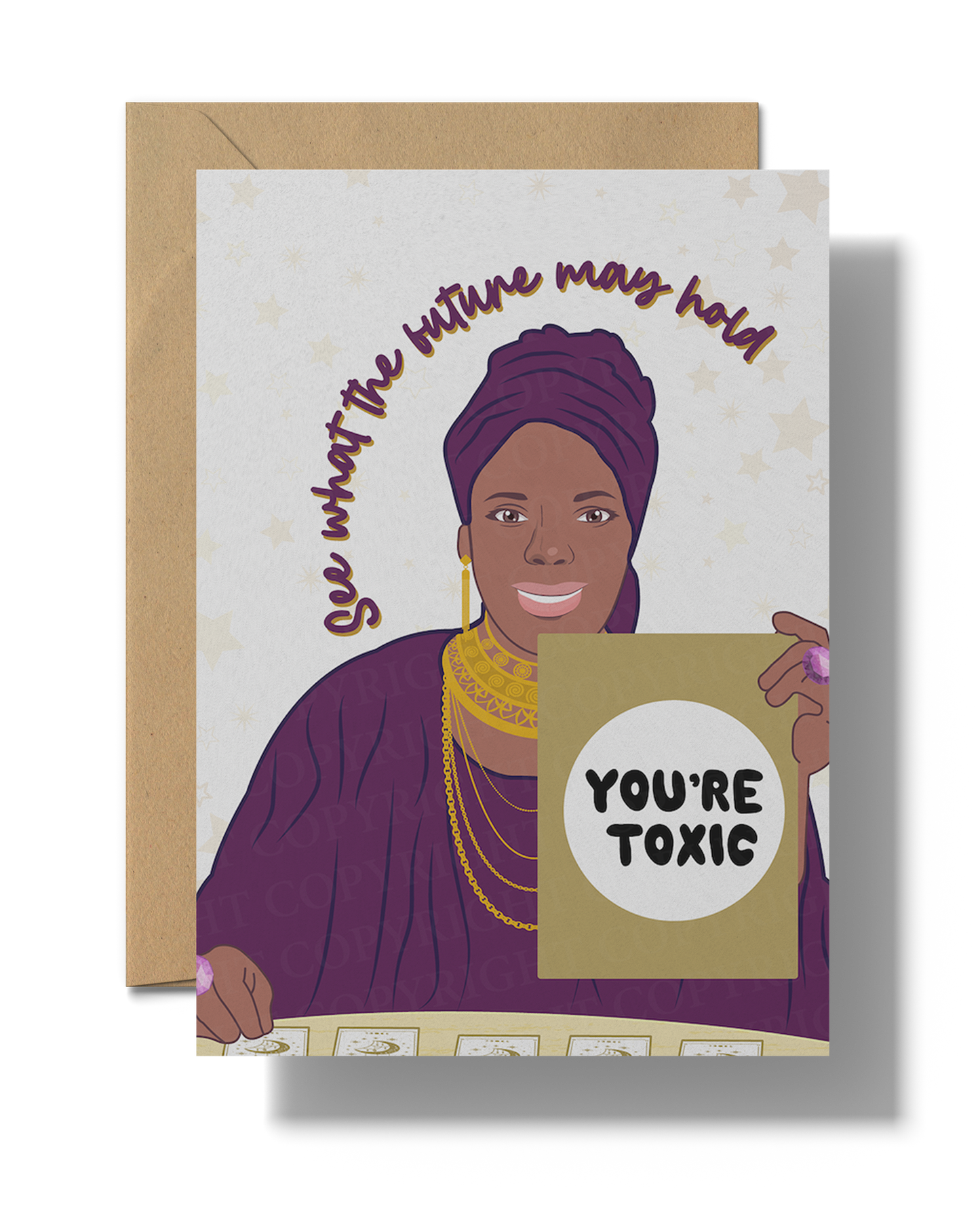 Miss Cleo Inspired Scratch-Off Card – “Call Me Now for Your Fortune!