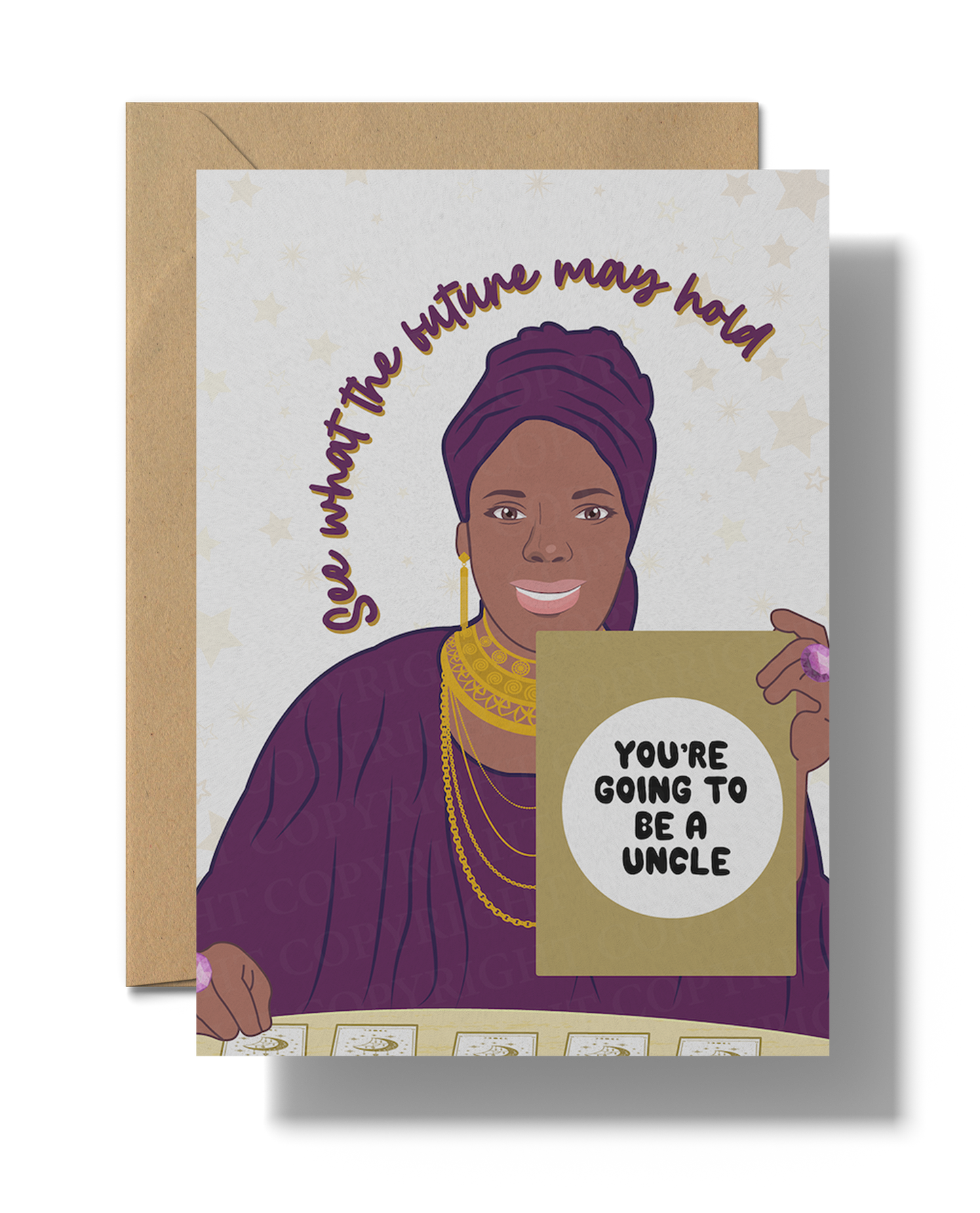 Miss Cleo Inspired Scratch-Off Card – “Call Me Now for Your Fortune!