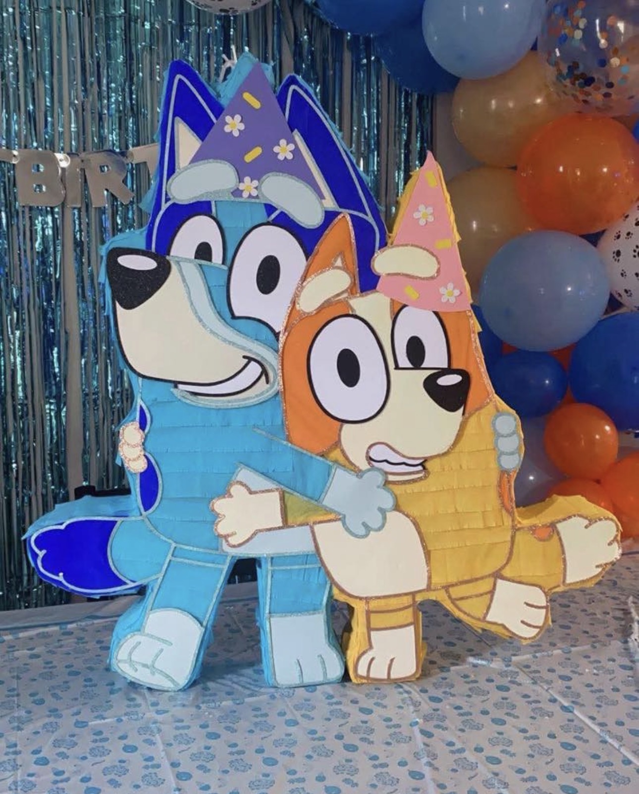 Custom Bluey piñata