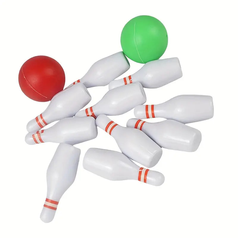 Set, Elf Accessories Props, Mini Bowling Christmas Toys