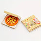 Elf Accessories Props, Miniature Take-Out Pizza In Delivery Box
