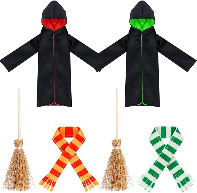 Christmas Elf Clothing, Green Elf Wizard Gown set