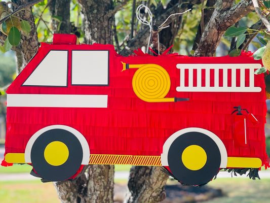 Fire truck Piñata