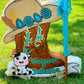 Western Boots and Hat Piñata