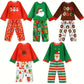 Christmas Elf Clothing, Santa Green Elf Pajama set