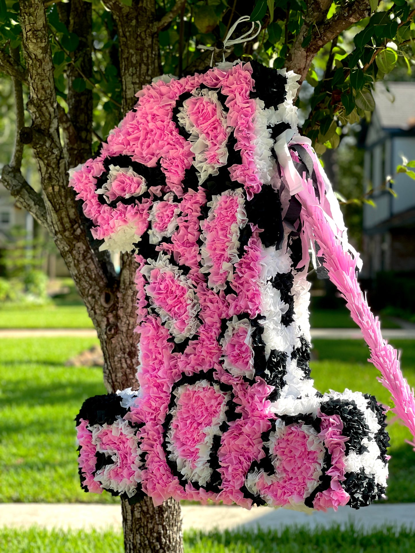 Pink Western Number Piñata