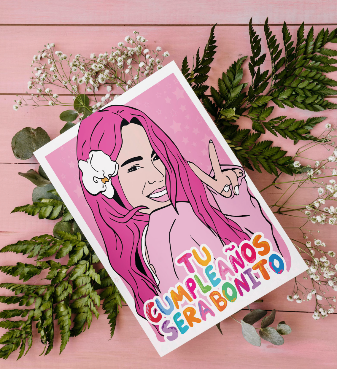 Tu Cumpleanos Sera bonito | Karol G Greeting card