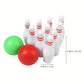 Set, Elf Accessories Props, Mini Bowling Christmas Toys