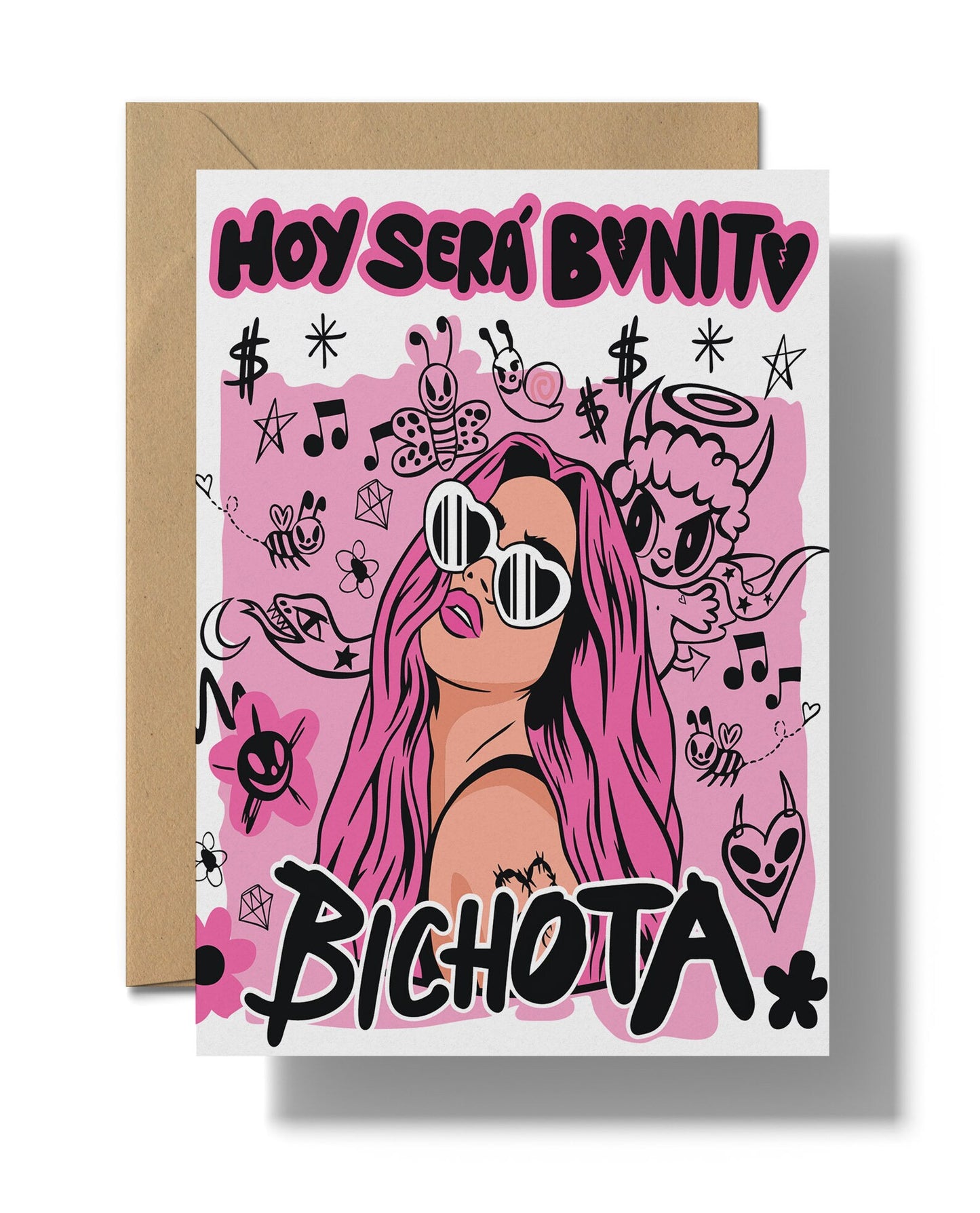 Hoy sera bonito | Karol G greeting card