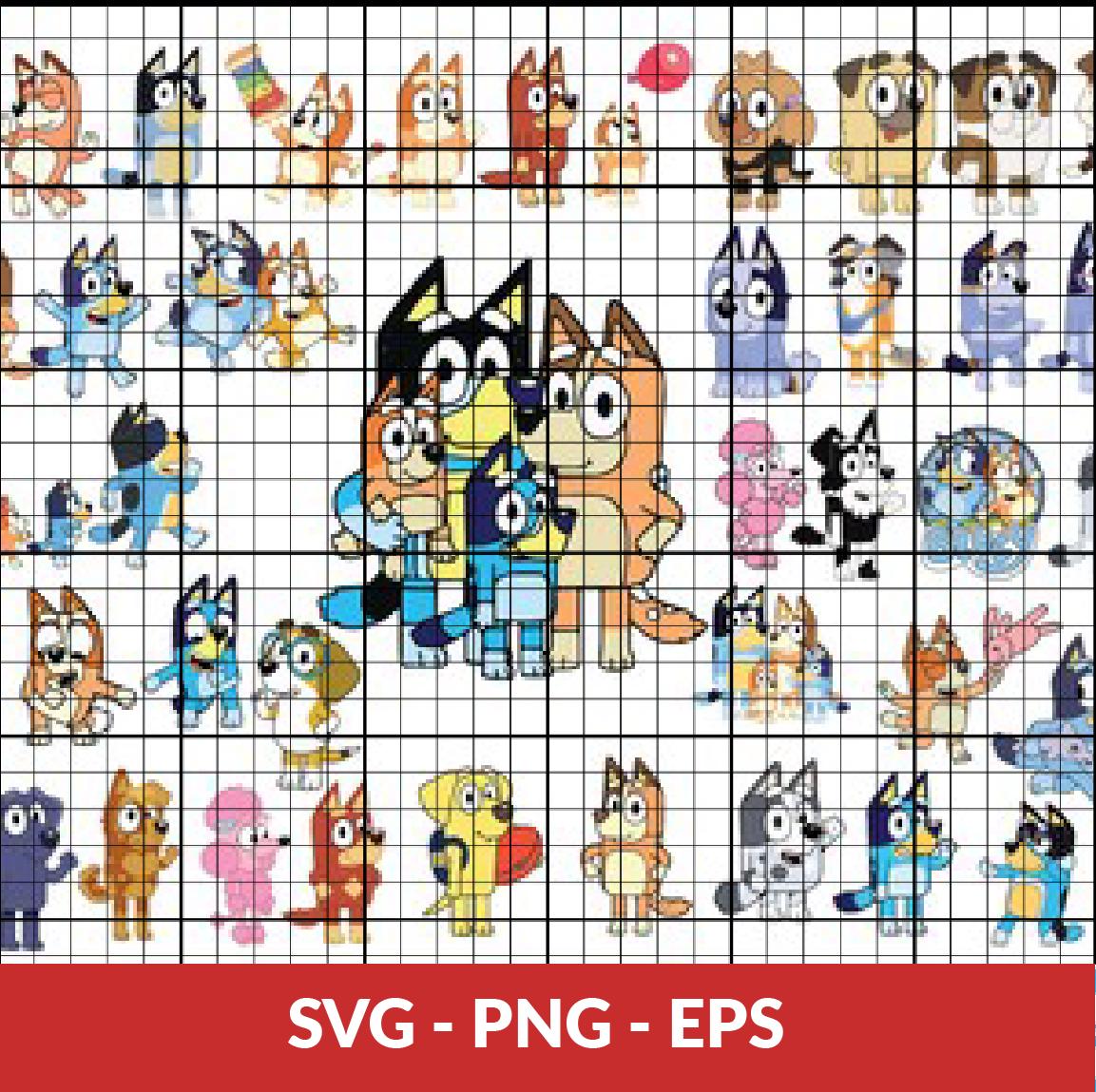 Layered Puppy Family Digital Art Bundle | SVG, PNG, EPS Cut Files for Cricut & Silhouette