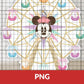 Character Inspired Pastel Ferris Wheel PNG - Digital Download