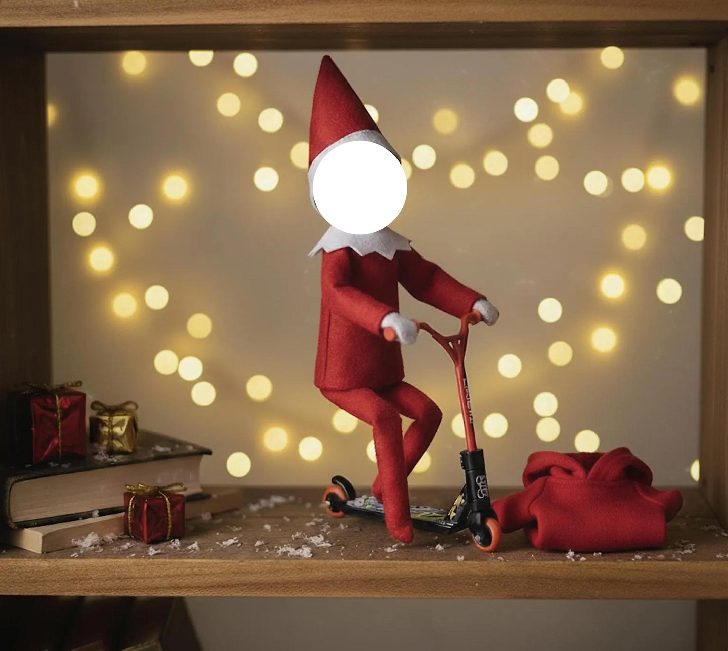 Elf Street Cred Prop Set | Miniature Scooter, Hoodie & Sneaker Bundle