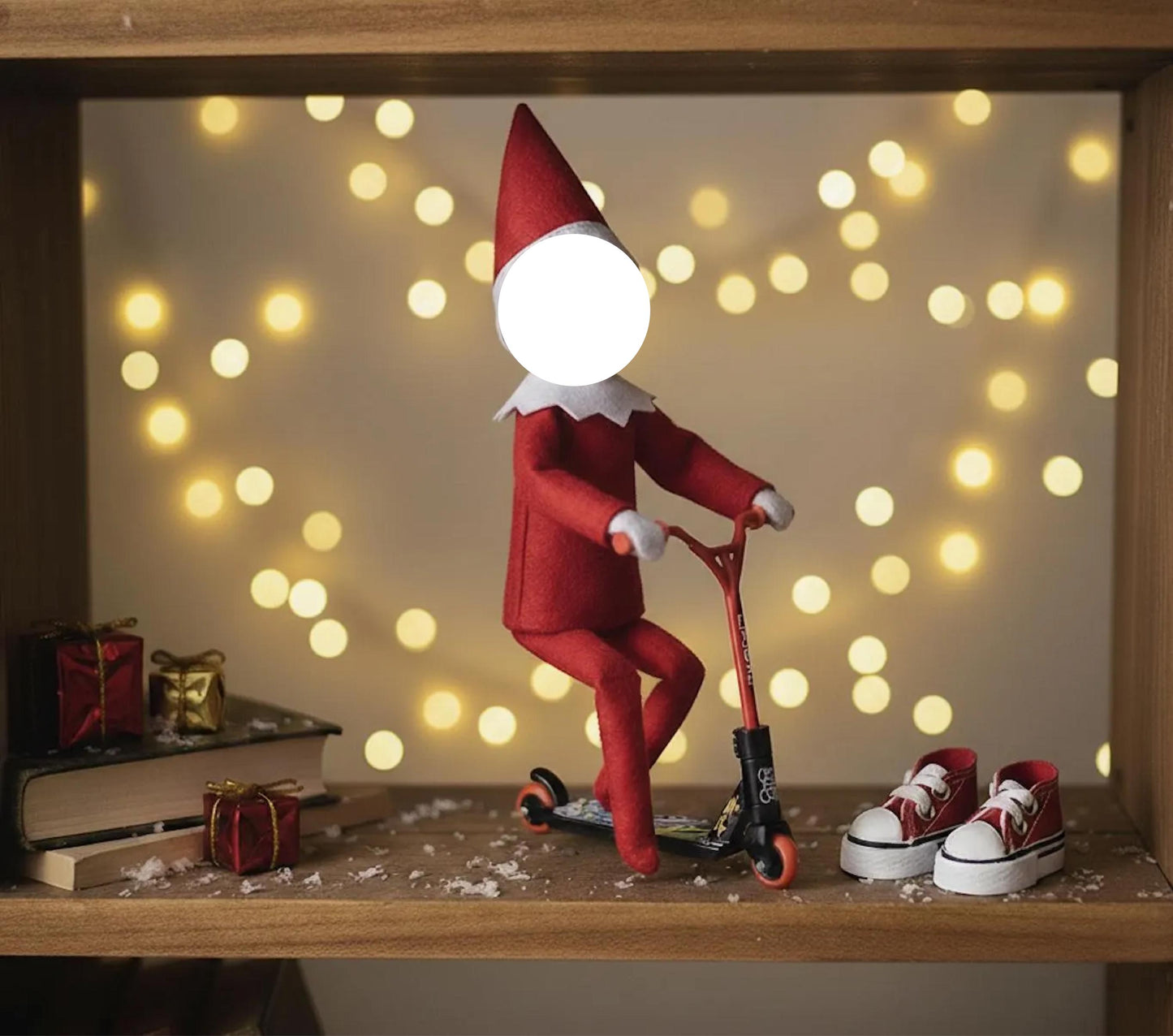 Elf Street Cred Prop Set | Miniature Scooter, Hoodie & Sneaker Bundle