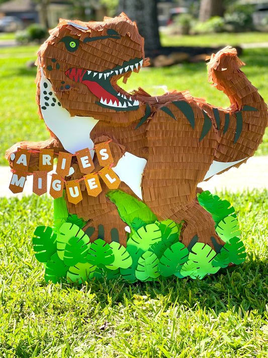 Brown T-Rex Piñata