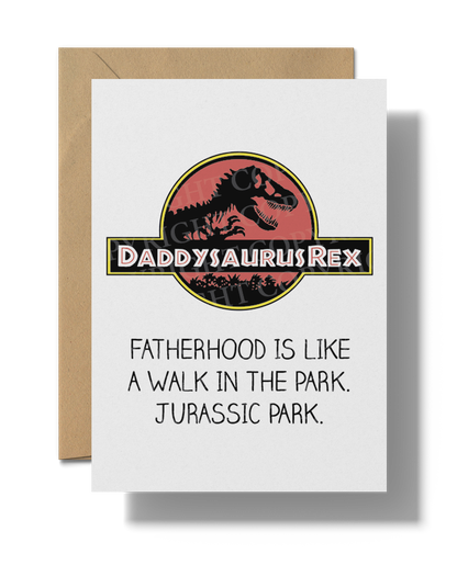 Daddysaurus Rex Card | Printable card