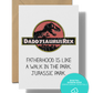 Daddysaurus Rex Card | Instant Digital Download JPG